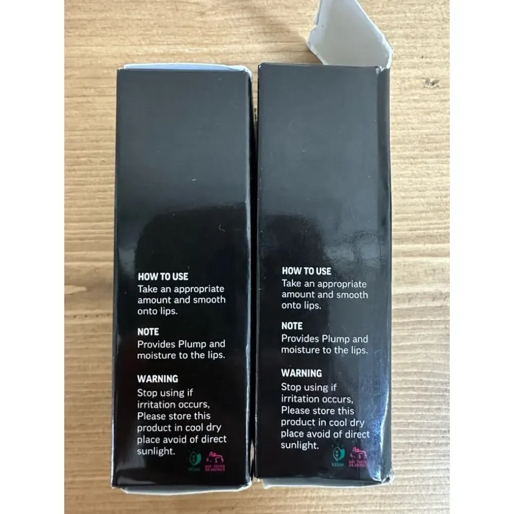 NIB 2-Pack Aura Beauty Lip Plumper Gloss